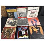 Lot of nine vintage LPs
