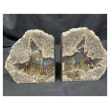 Thunder Egg geode bookends