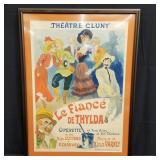 Vintage French lithograph poster