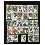Lot 1978/79 Topps football cards