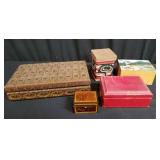 Vintage wood boxes