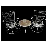 Vintage MCM Homecrest chairs & table
