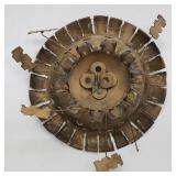 Mid-century brutalist metal sculpture