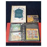 Group of Disney stamps & Fantasia book