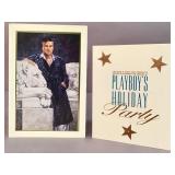 Vintage signed Hugh Hefner holiday card