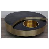TRG by Willy Rizzo lacquered & aluminum revolving