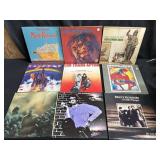 Lot of nine vintage LPs