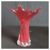 Vintage Handblown glass vase