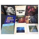 Lot of nine vintage LPs