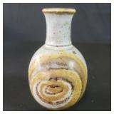 Mid century signed stoneware vase