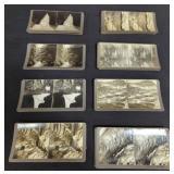 Group of stereoscope cards