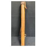 Vintage leather fly rod case