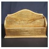 Vintage Italian gilt desktop letter holder