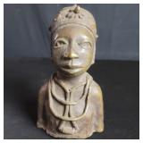 Vintage Native brass sculpture