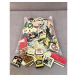 Collection of 135 vintage matchbooks
