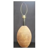 Mid-century modern Italian terracotta table lamp