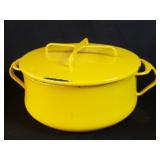 Vintage Dansk France enamel cassarole with lid