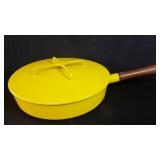 Vintage Dansk France enamel sauce pan with lid