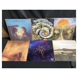 Lot of six The Moody Blues LPs
