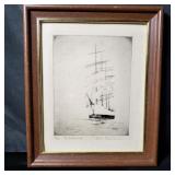Don Swann The Windjammer numbered etching