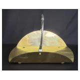 Brass log holder
