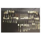 Group of vintage stainless steel and sliver