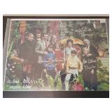 Willy Wonka signed cast photo w/ 5 signatures