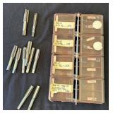 Vintage tap & die set with case