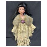 Timeless Collection porcelain Native American doll