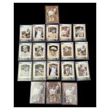 Group of Babe Ruth baseball stamp cards