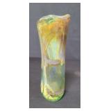 Hand blown art glass vase