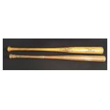 Pair of vintage Louisville Slugger baseball bats