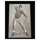 Otto Graham 1948-52 exhibit football card