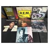 Lot of seven vintage LPs