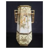 Hand painted floral Noritake vase