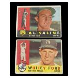 Lot 1961 Topps baseball cards: Whitey Ford &