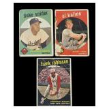 1959 Topps baseball cards: Frank Robinson,