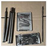 Group of drill bits & other tools