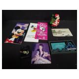 Group of Disney memorabilia