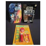 Group of sealed star wars action figure and