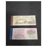Lot of 2 Disney ticket booklets