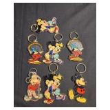Lot of 7 Disney key chains