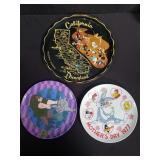 Group of Loony Tunes, and disney plates, serving