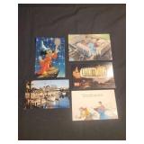 Lot if 5 Disneylanf post cards