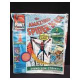 Vintage The Amazing Spiderman acrylic paint by