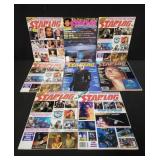 Group of Starlog magazines