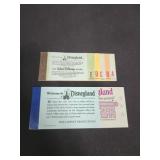 Lot of 2 vintage Disney ticket booklets
