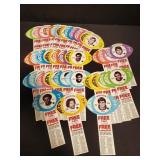 1976 NFL Pepsi Cola Football disk unpunched