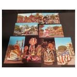 Group of Disneyland post cards