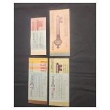 Lot of 4 Disneylad ticket booklets